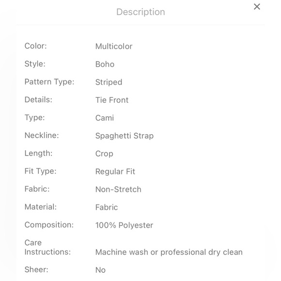 NWT Striped Bralette Top and Short Set - Picture 8 of 9